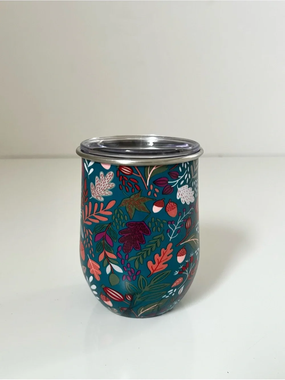 Fall Themed Stainless Steel Wine Tumbler Set